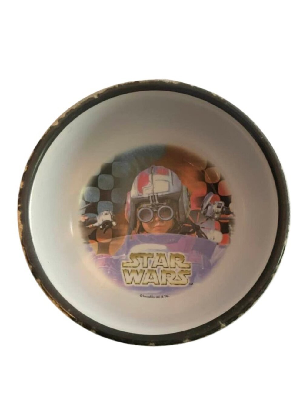 Vintage 1999 Star Wars Episode 1 Anakin Skywalker Zak Designs Cereal Bowl 90s